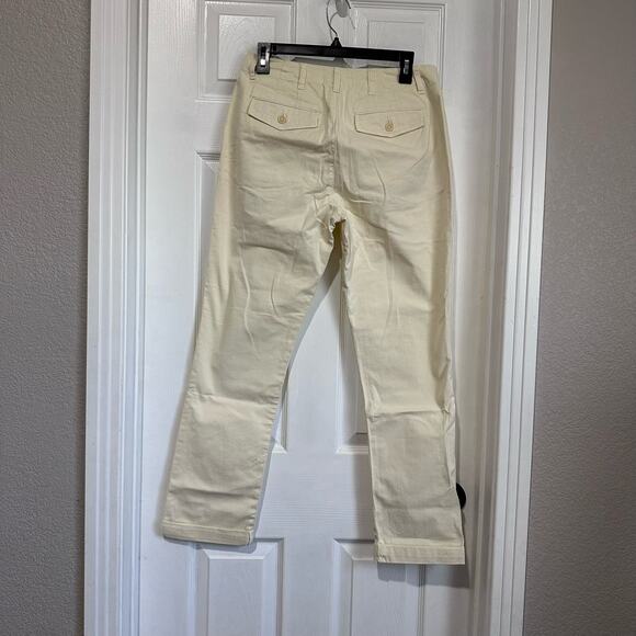CURRENT/ELLIOTT The Captain Trouser Pants Biscuit White size 27 - Picture 5 of 12